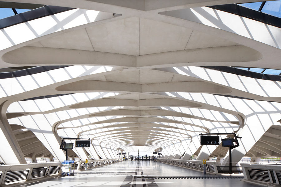 圣埃克苏佩里站丨法国里昂丨Santiago Calatrava-25