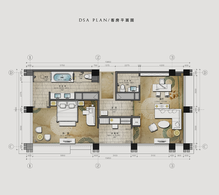 同心同盟  重庆北滨路精品酒店设计方案-30