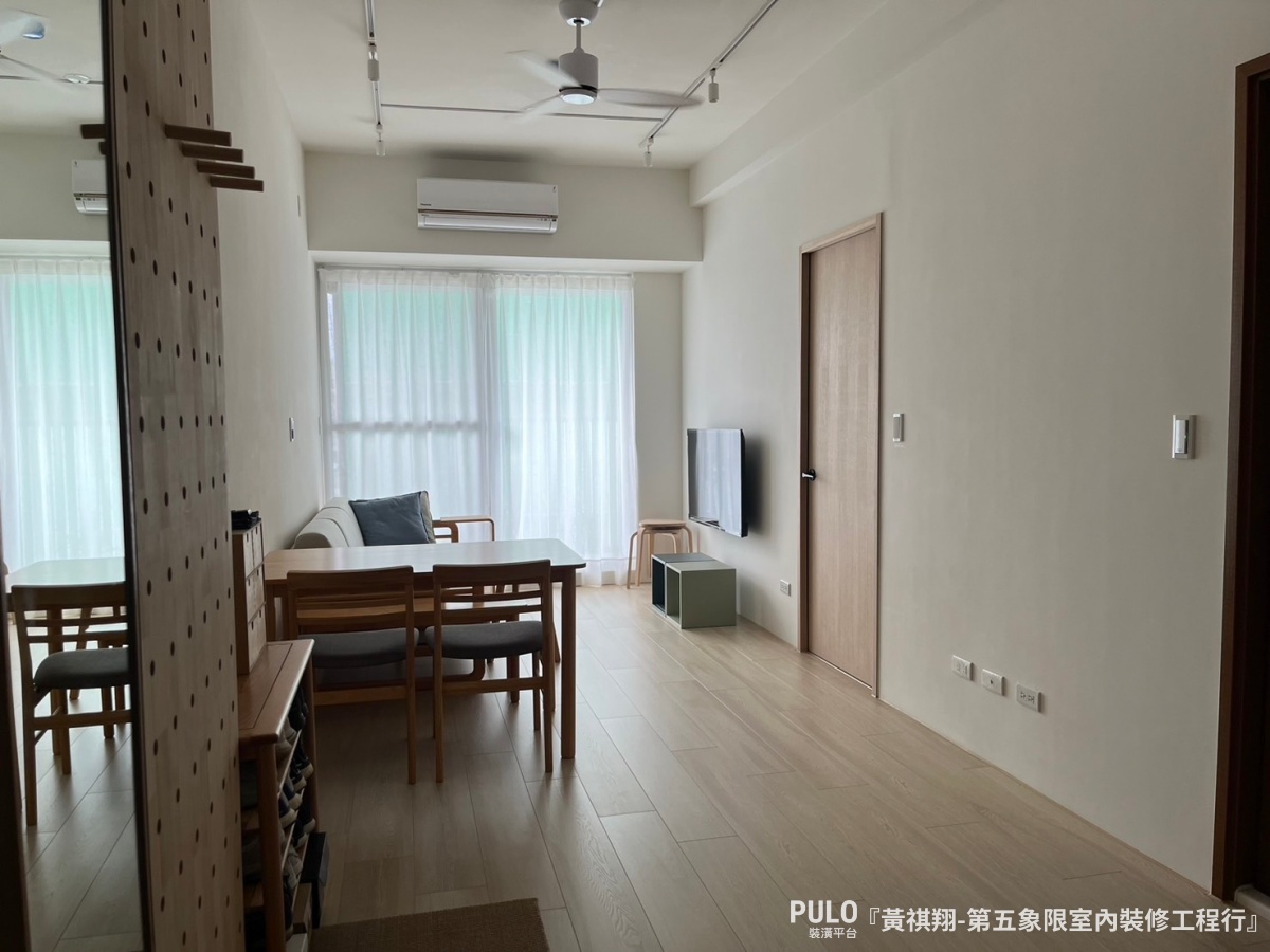 高雄15坪木质纯白轻装潢丨中国高雄丨第五象限室内装修工程行-49