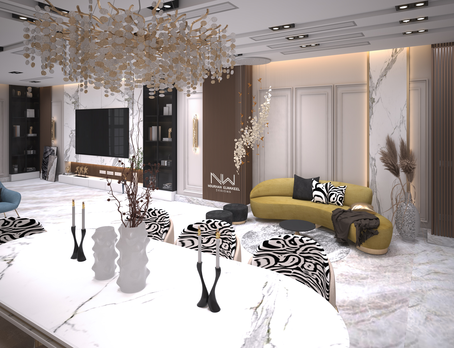 RECEPTION DESIGN Location:Mansoura,Egypt-5