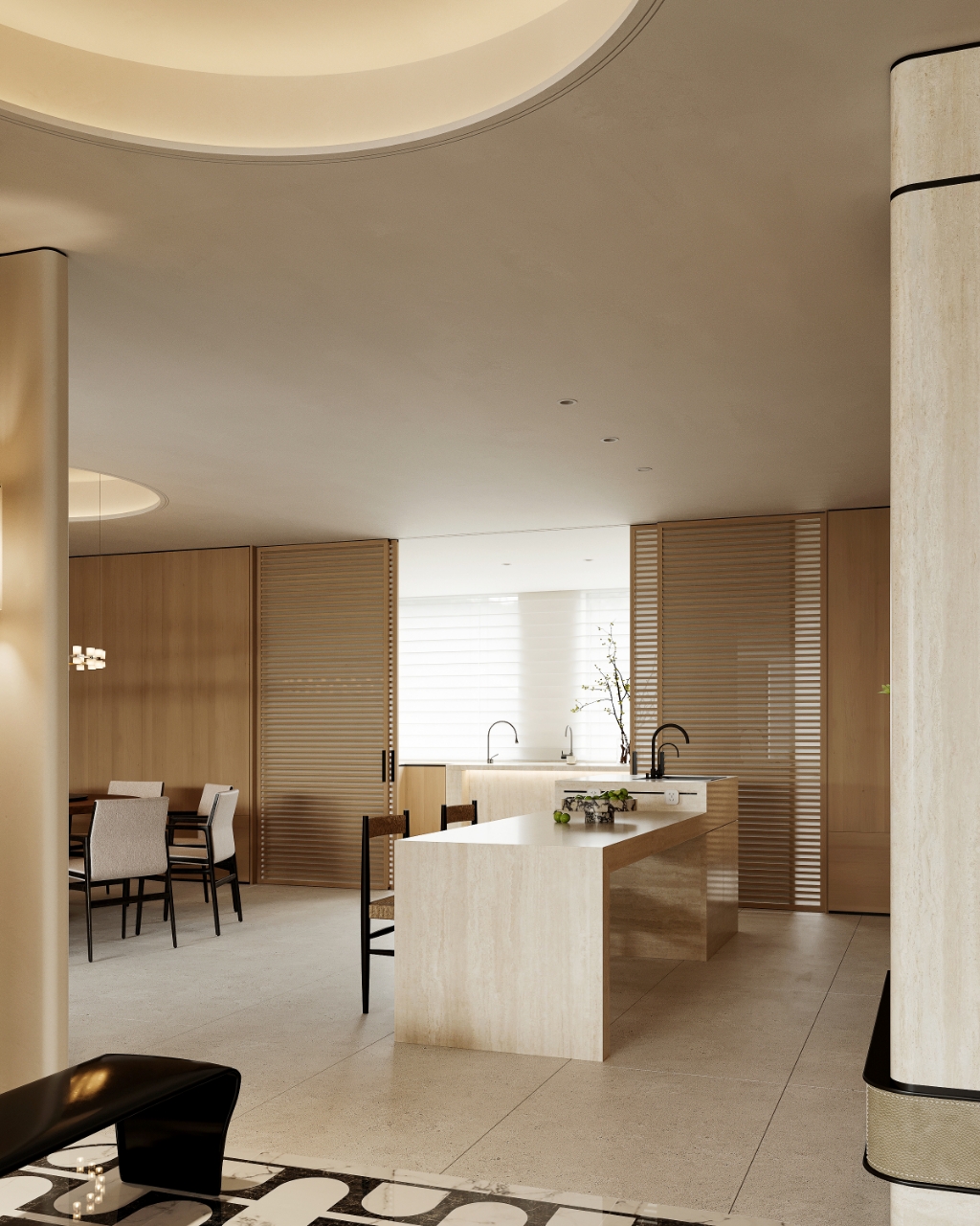 餐厨空间渲染表现-0