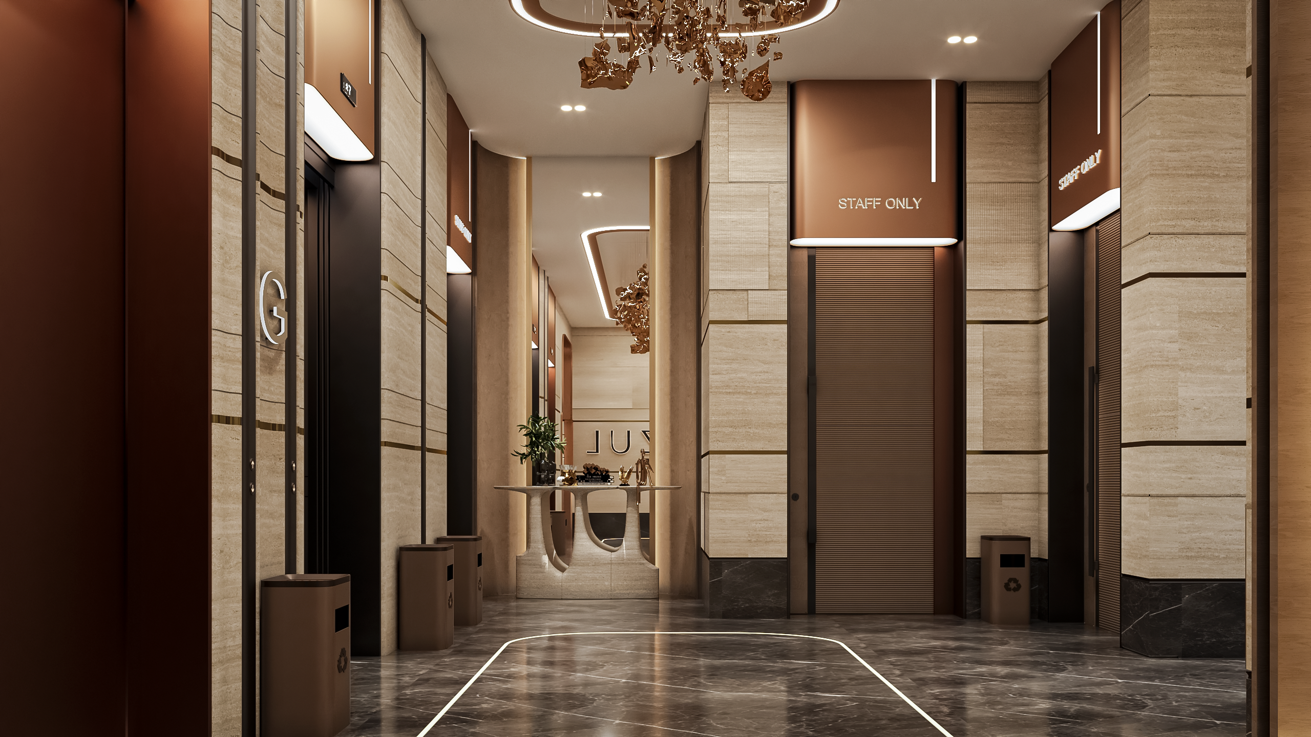 哈洛酒店（努祖尔）接待处丨Archrete construction-10