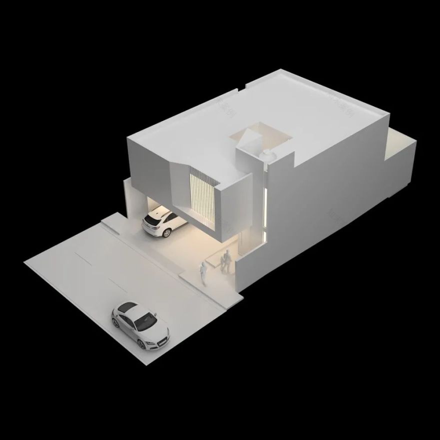 11 米长方形土地上的二层阁楼住宅-50