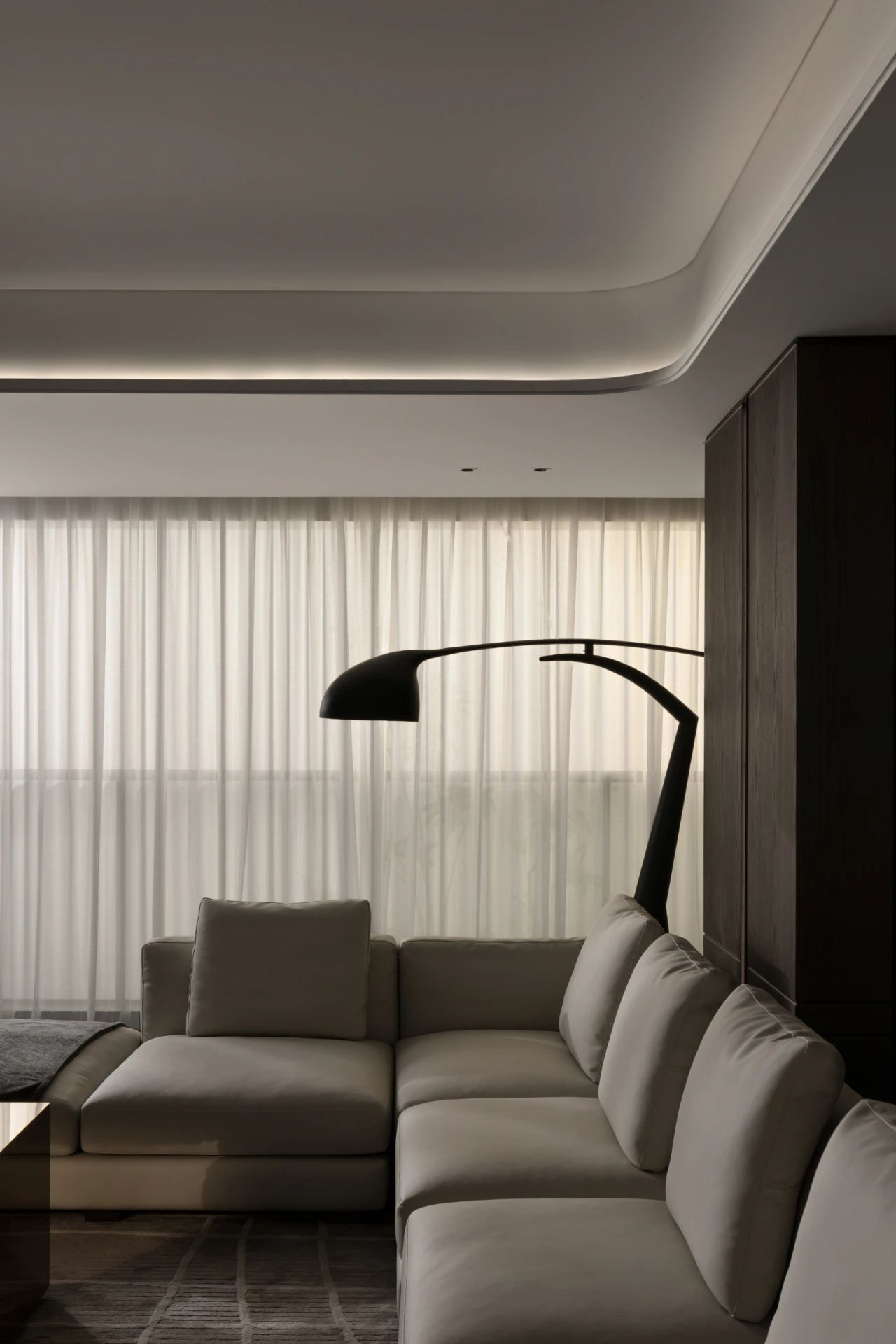 现代轻奢样板间丨璞辉设计-11