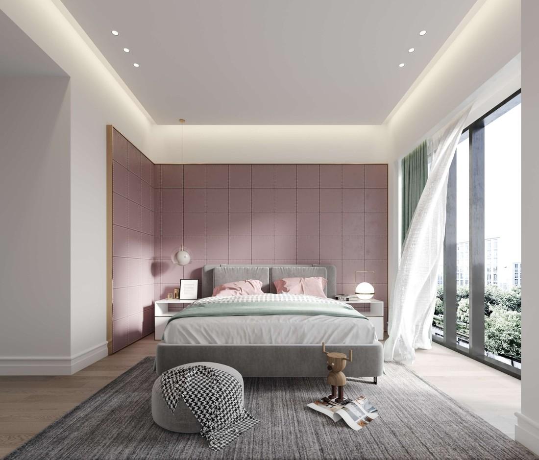 
无锡别墅装修效果图|香樟园300平现代风 -8