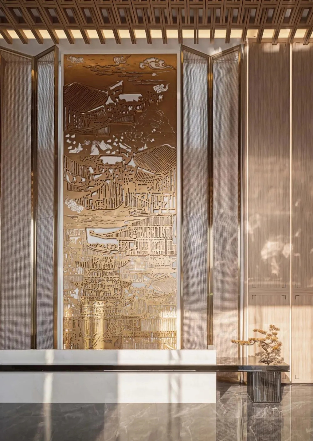 西安中梁鎏金云玺售楼处丨中国西安丨鲲誉设计 KUNYUDESIGN-18
