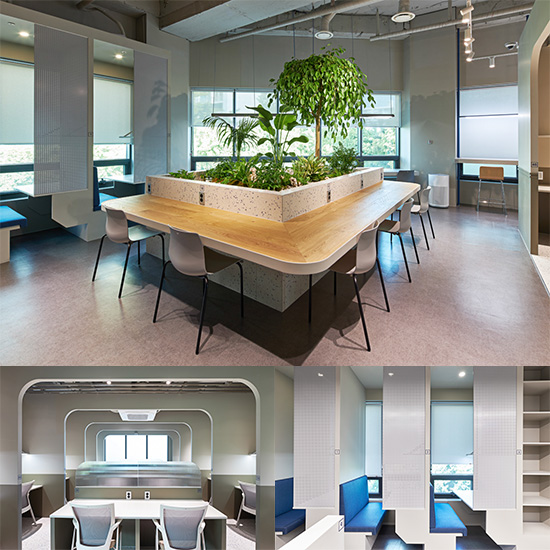 50 平清新蓝调工作室 设计展现简约美学-1