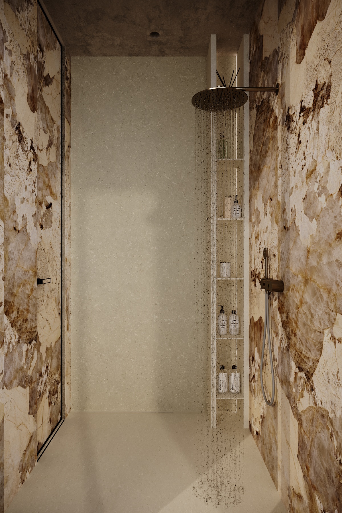 Shower room in the master bedroom 15.6 m2-1