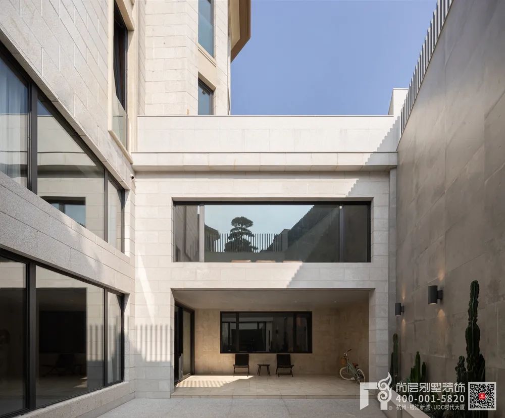 12月新作丨浦江华欣府邸，700㎡现代简约别墅设计，光影映画，构绘心境的微澜！-122