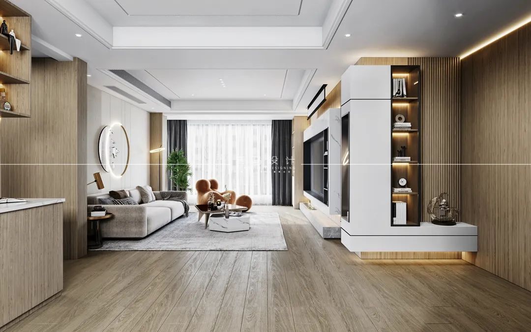 新兴玉园·现代纯粹生活表达丨青马别墅设计-16