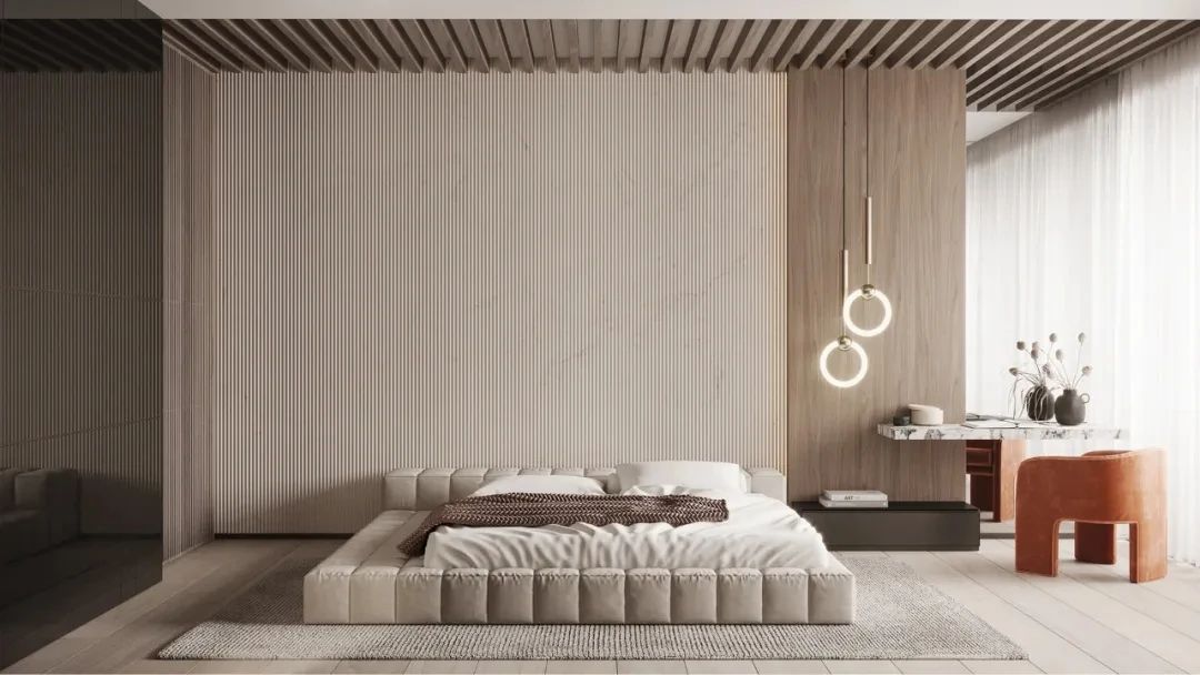 私人空间的艺术品——100 款卧室背景墙设计鉴赏-50