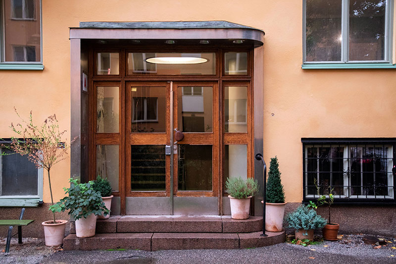 斯德哥尔摩 39 平米小公寓，绿色调客厅惊艳设计-18