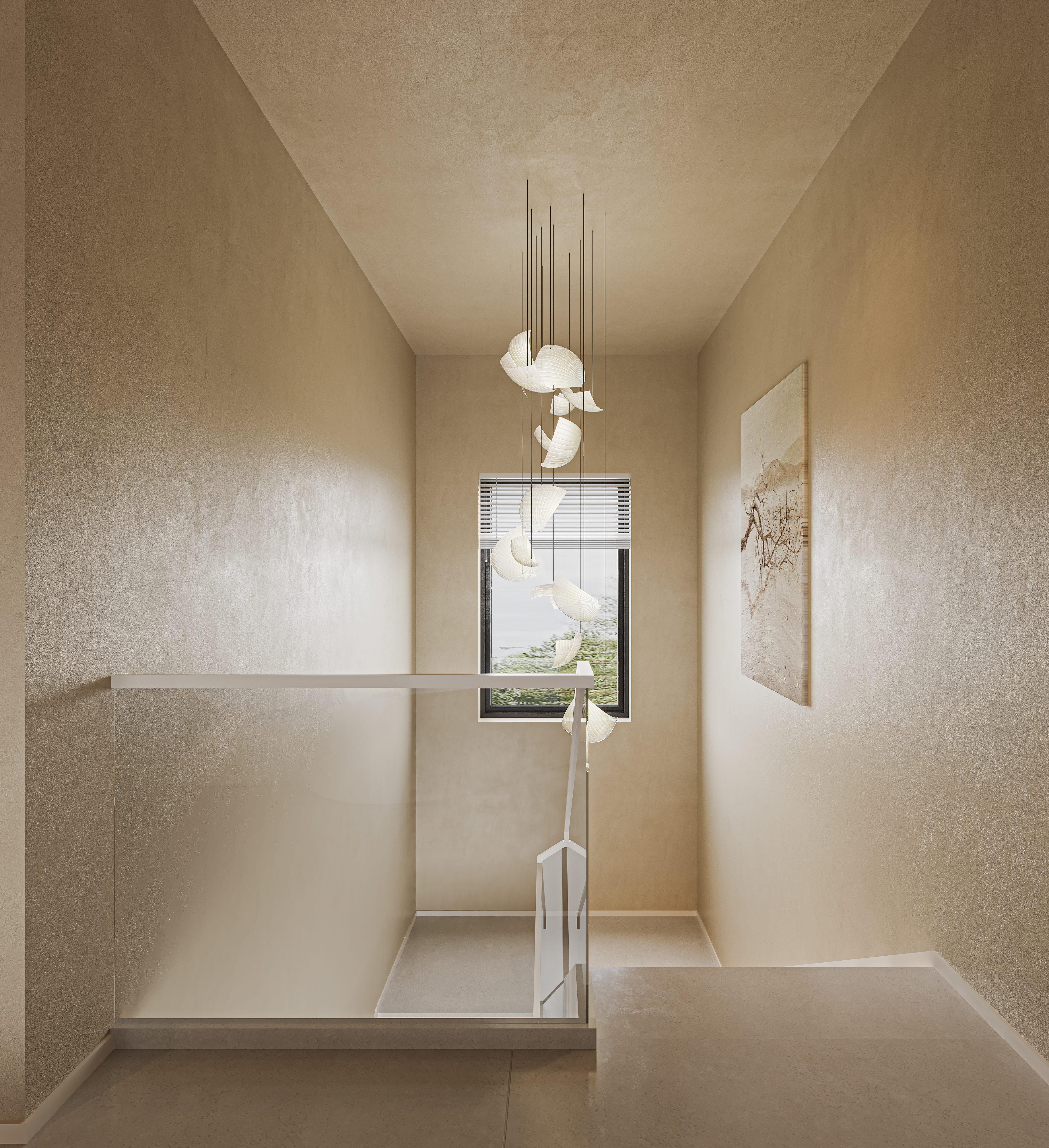 奶油侘寂风-效果图-合肥锦轩设计-26