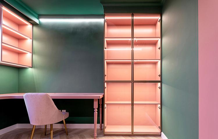 撞色搭配+全屋对称法则,复古与时尚全都要-47