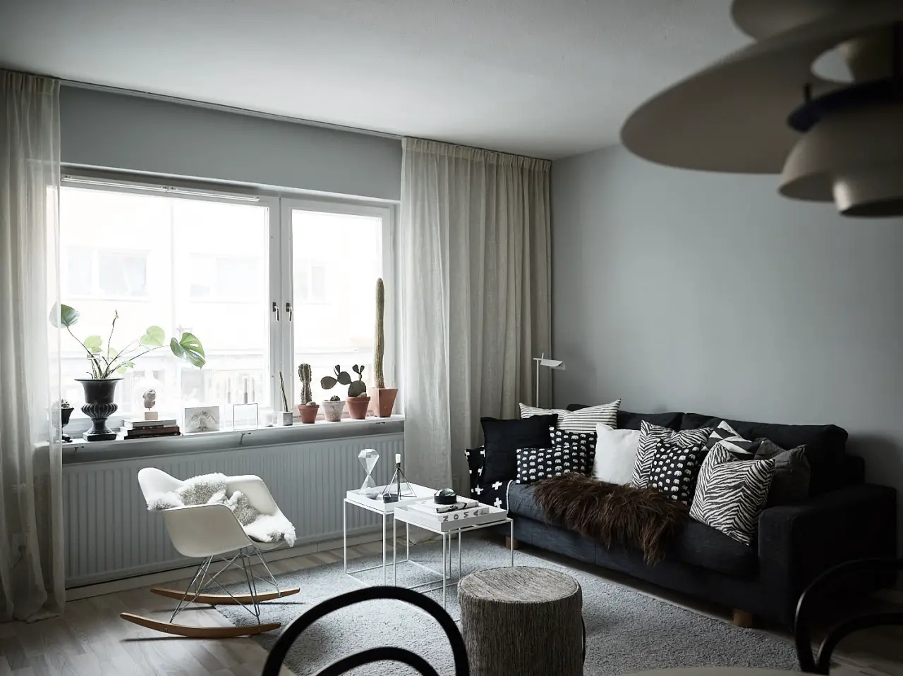 灰度空间 | Historiska 温馨公寓设计-5