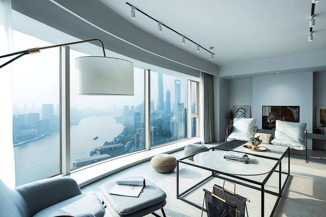 世茂滨江花园 40 万出租房装修，打造大气观景空间-69