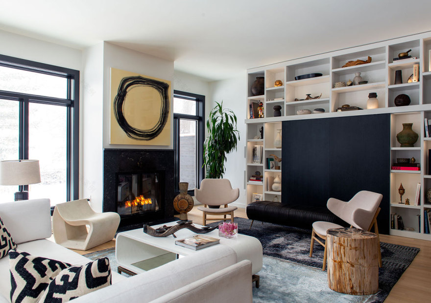 芝加哥黑白主题住宅设计-1