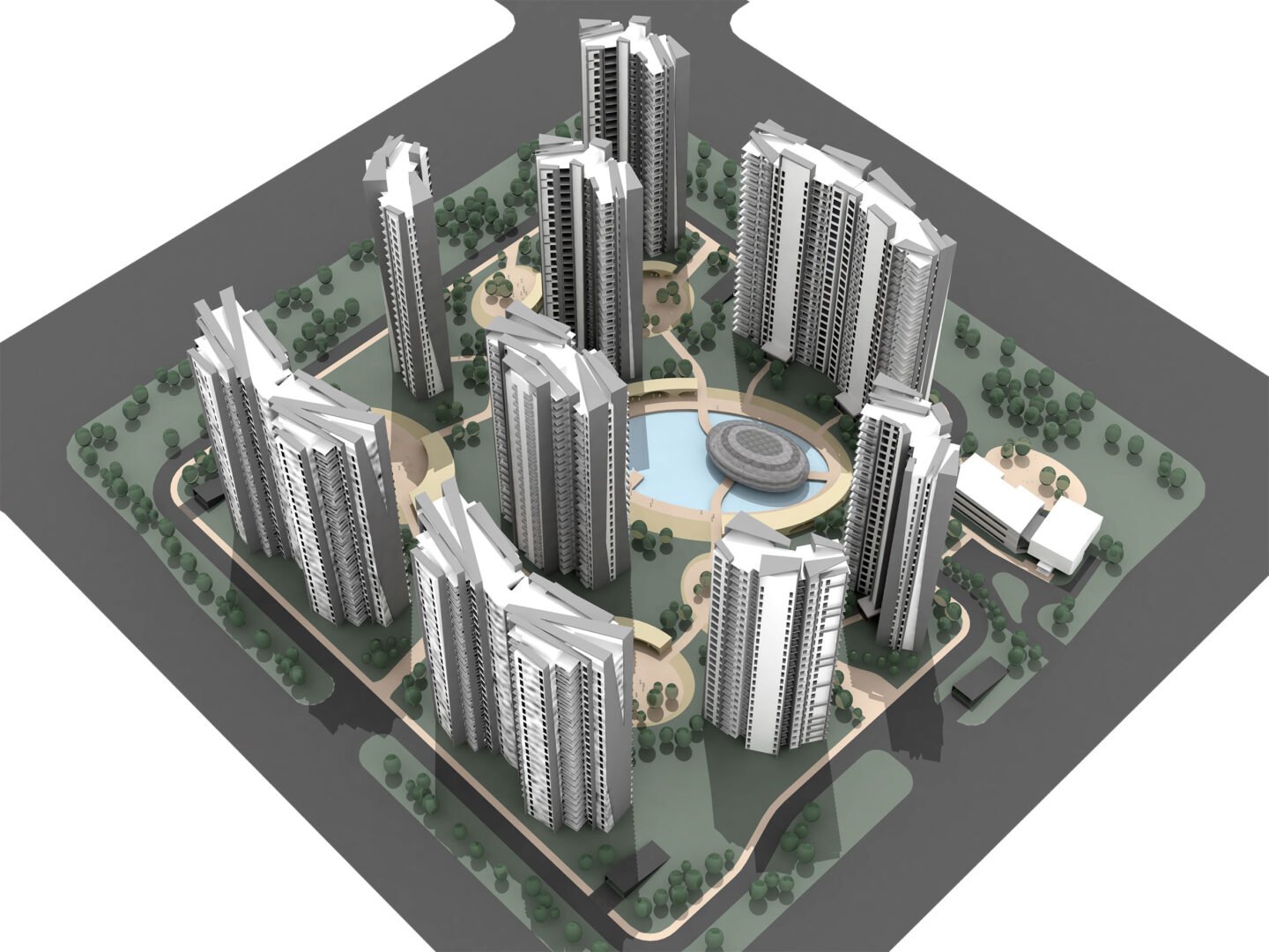 湘湖住宅小区（这里假设Xiang Lake指湘湖，若Xiang有其他所指，需结合具体情况调整） 丨中国浙江丨ARCHIMORPHIC-7