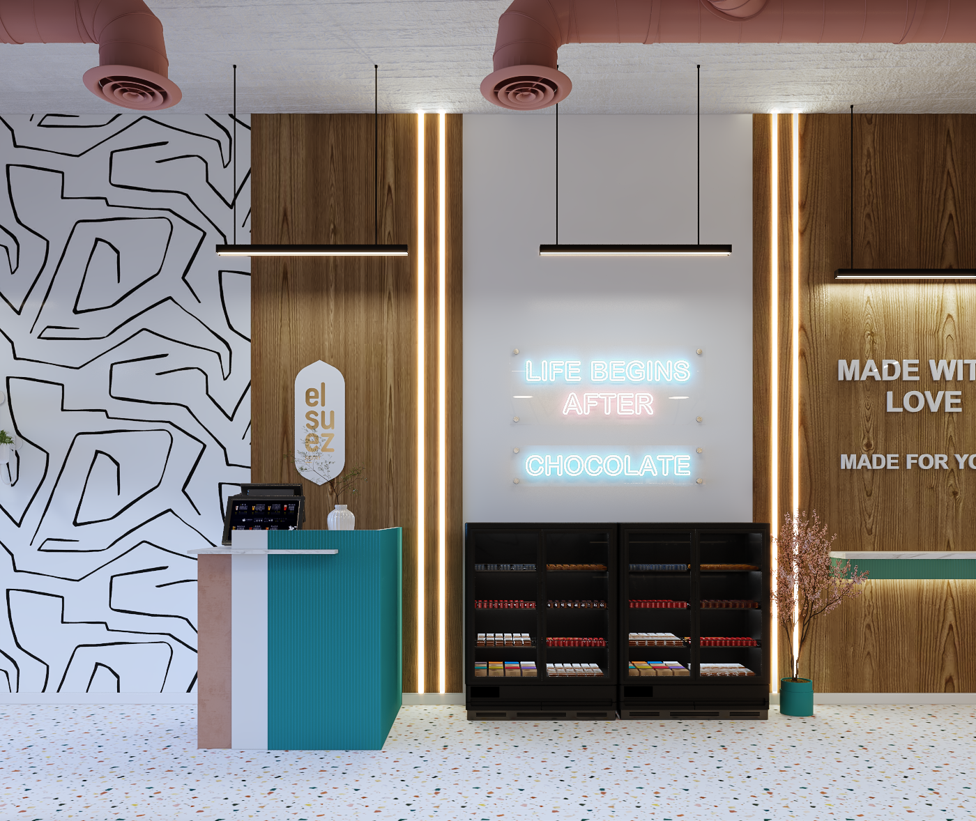 Pastry interior design（糕点店室内设计）-8