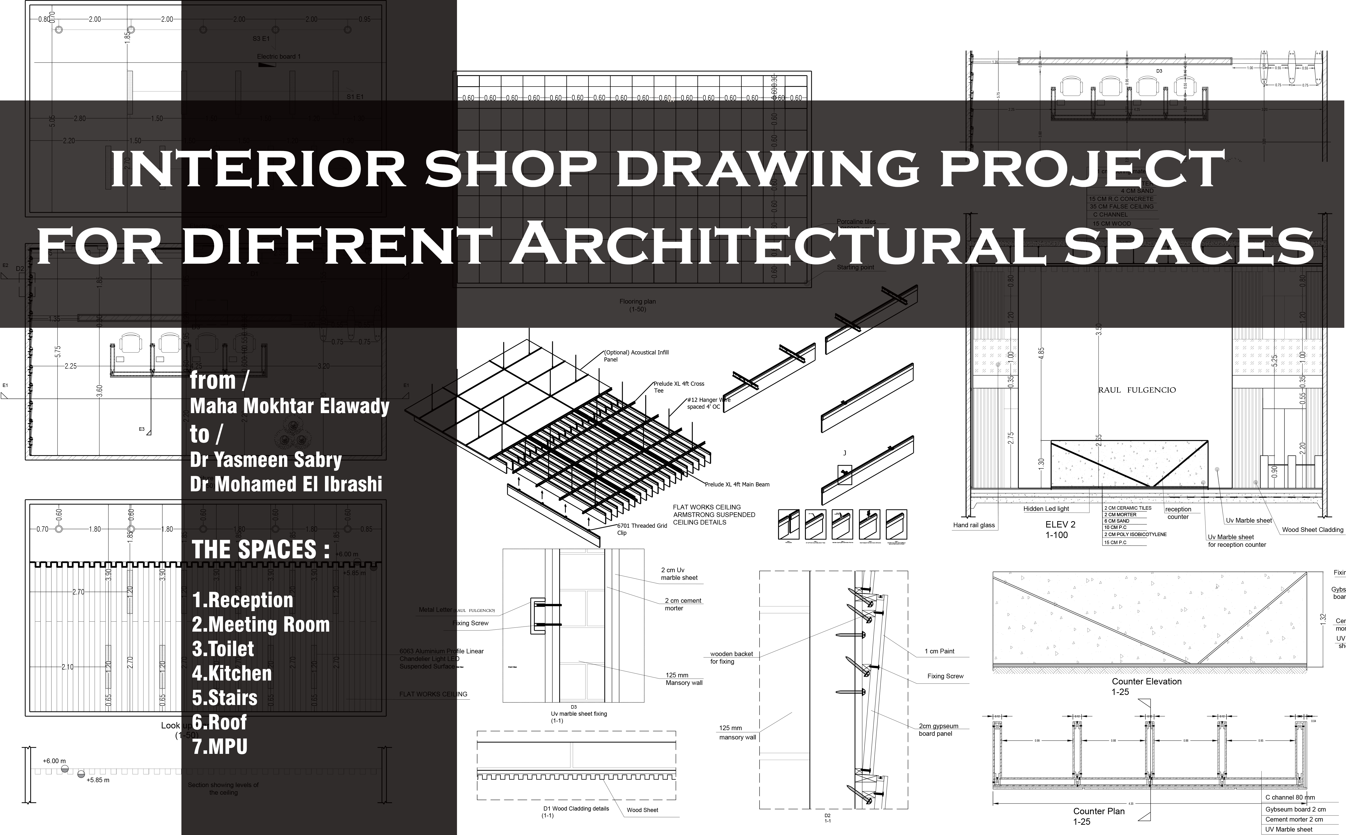 Shop drawing for diffrent interior spaces-0