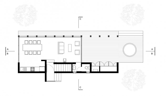 智利 DX Arquitectos 设计的"雾中木屋"-19