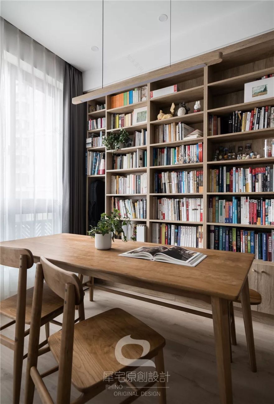 60 平全通透日式一居 | 书房 C 位,猫奴的天堂-46