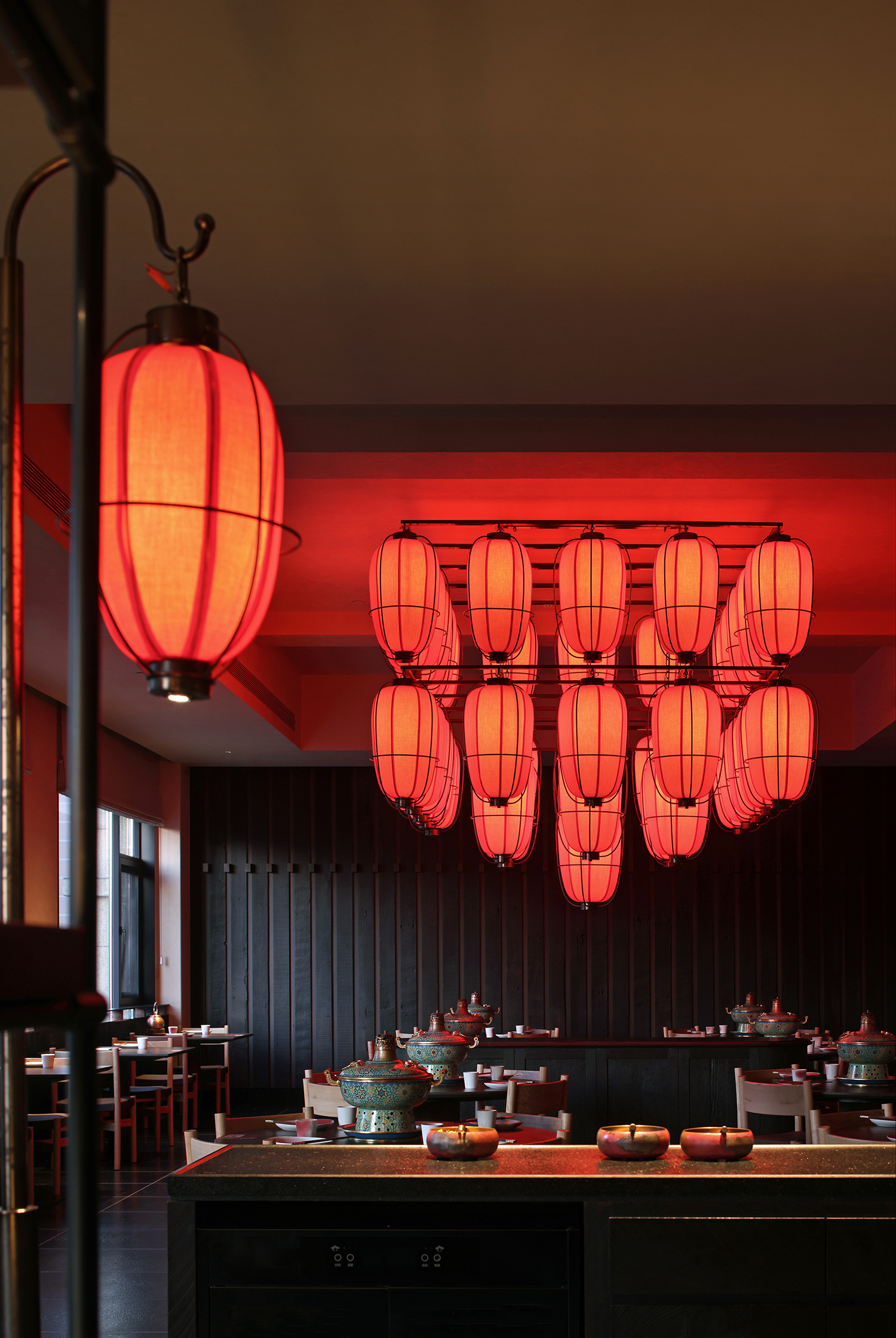 金昆阁·铜锅涮肉丨中国西安丨屋里门外设计-30