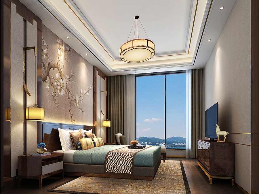 石河子奢华中式别墅样板房-5