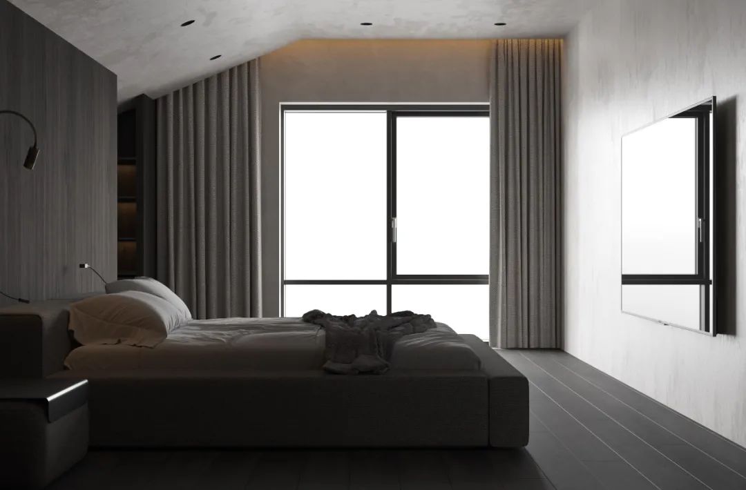 235㎡极简灰住宅丨DINARA YUSUPOVA-25