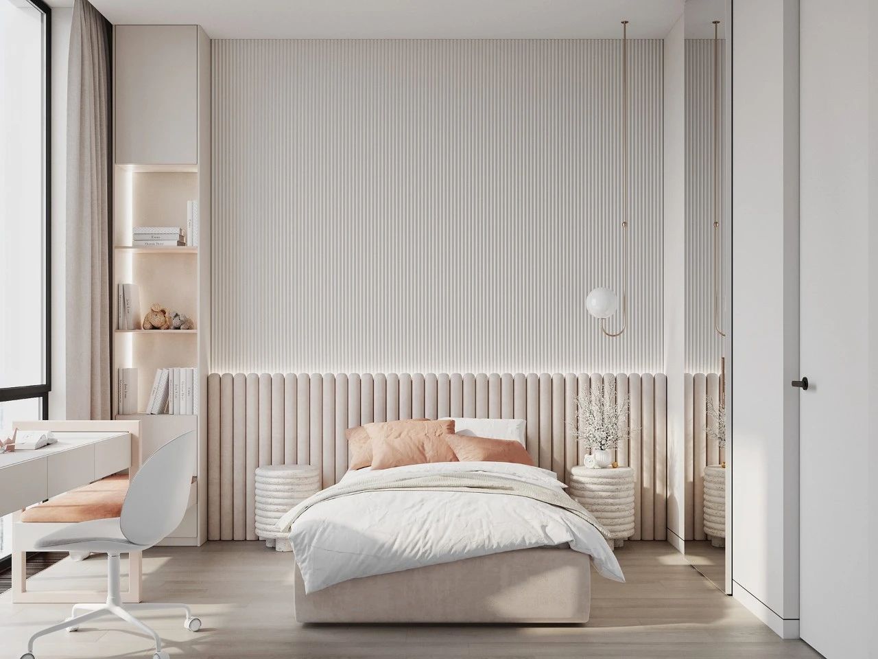 莫斯科简致素净的四口之家-56