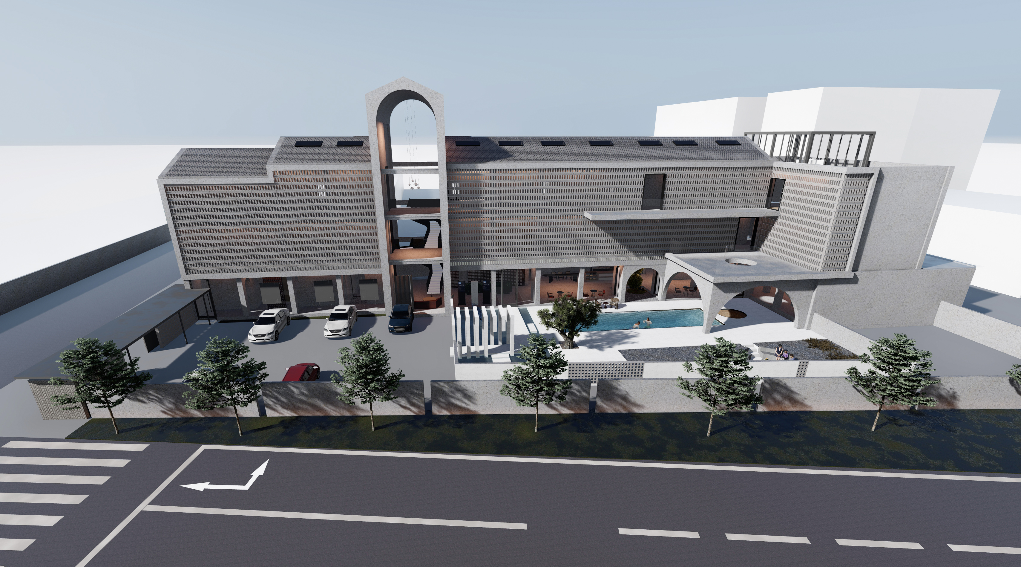 旧建筑改造·现代民宿设计丨中国成都丨象外建筑设计-40