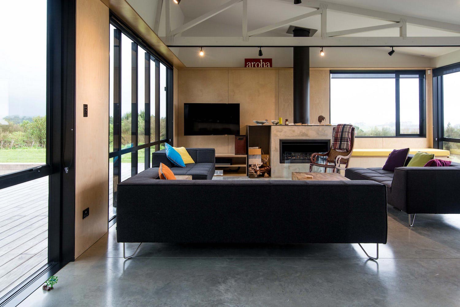 Holiday home in New Zealand which reflects a place where the owners could escape   CAANdesign  Architecture and home design blog-6