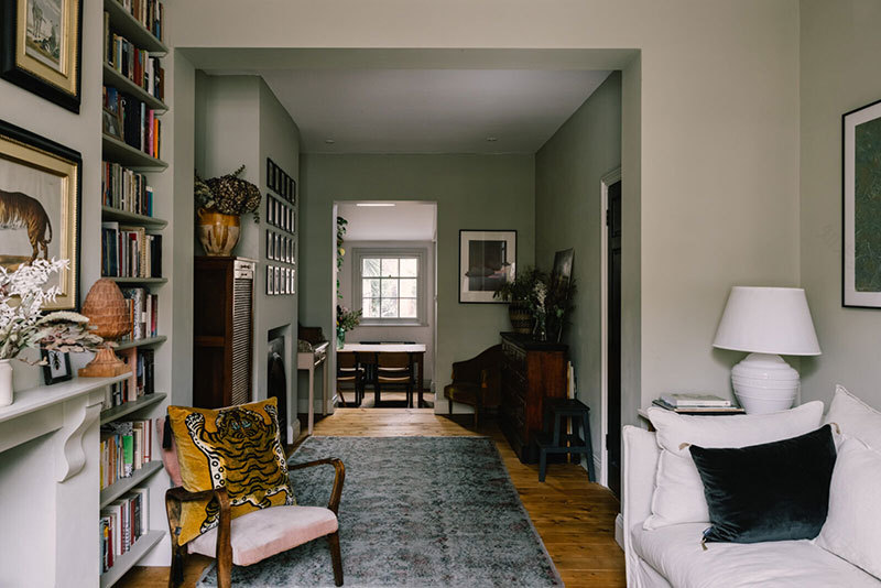 伦敦 19 世纪家园的复古绿意-6