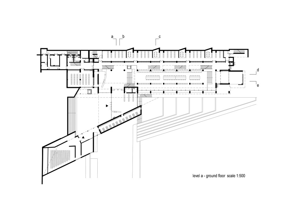 希腊校园图书馆 · 动态曲线屋顶下的知识空间-51