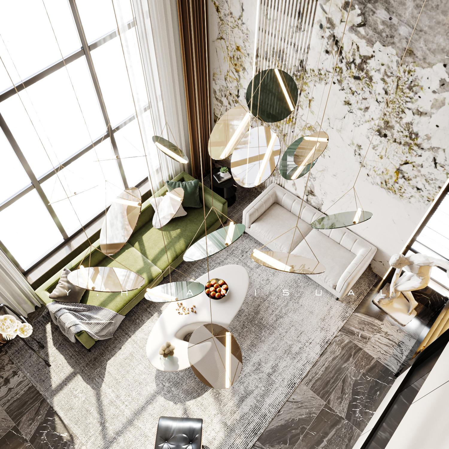 渲染作品分享｜不一样的别墅-7