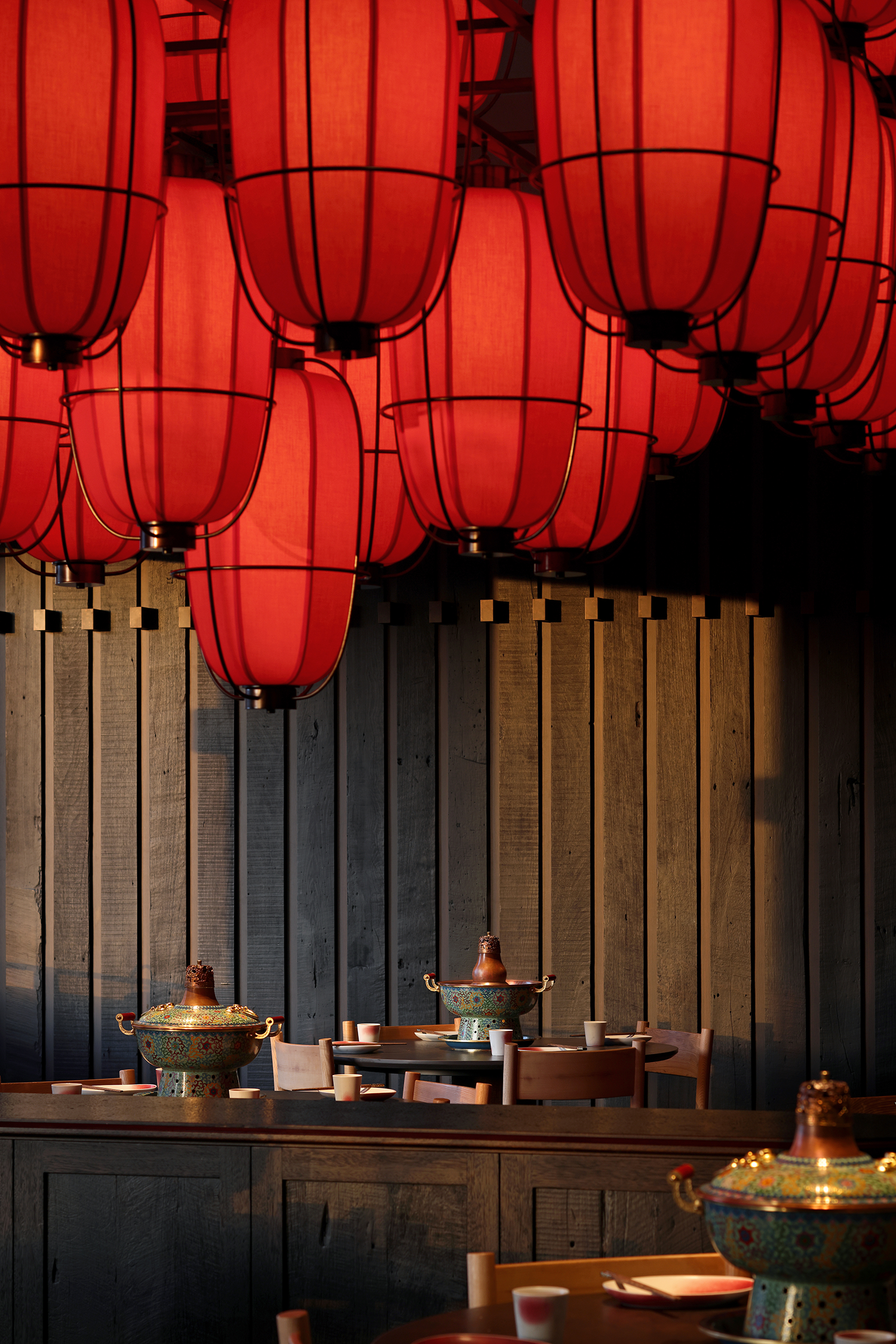 金昆阁·铜锅涮肉丨中国西安丨屋里门外设计-67