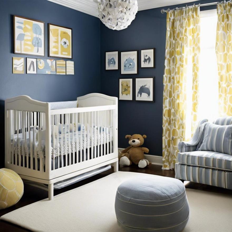 现代男宝宝 nursery 室设计-30