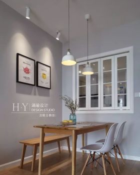 涵瑜设计打造 89㎡北欧清新风，实现空间通透与互动