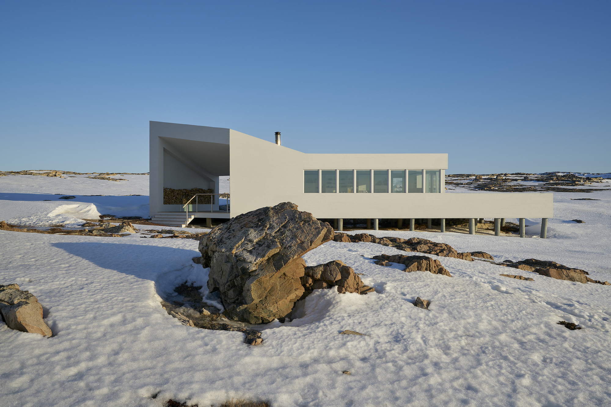 福戈岛棚屋丨加拿大丨Saunders Architecture-7