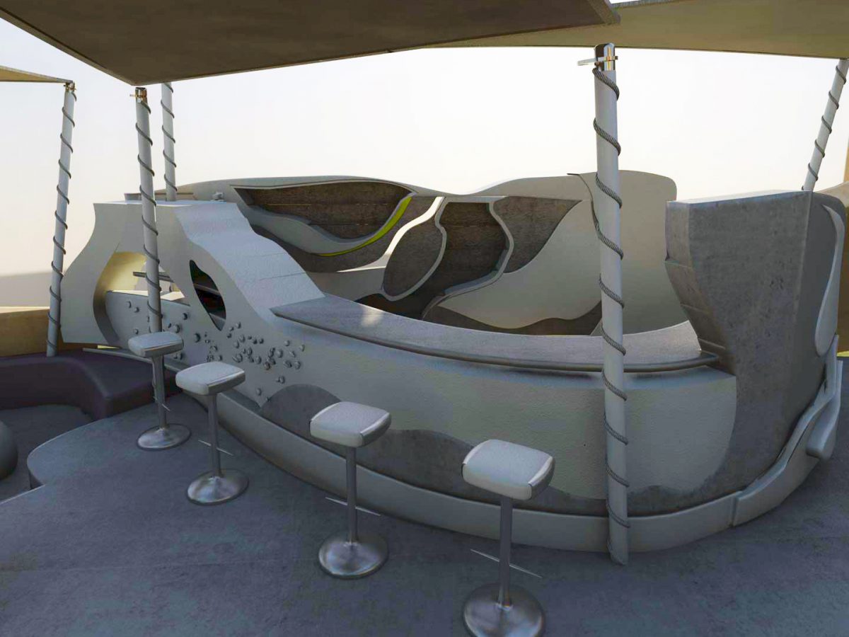 Pool Bar Dome Resort - Utopia Hotel Design Staging-35