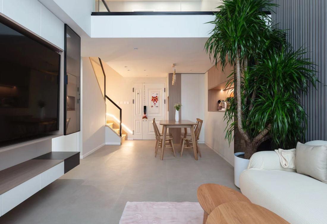 浪漫小夫妻的温馨婚房 | 简约原木与奶白系的完美融合-18