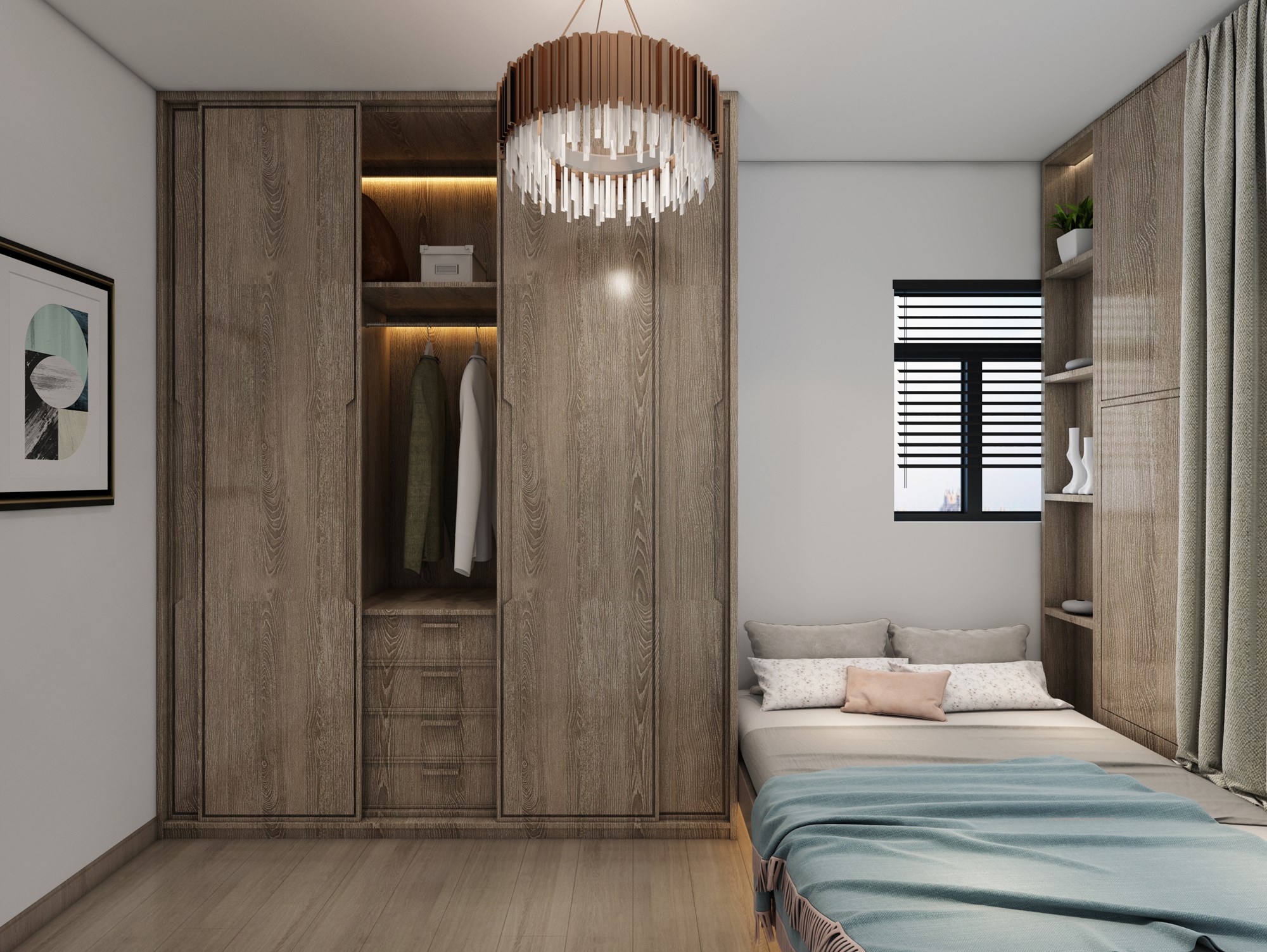 简约自然,质感空间·台式风格家居设计案例-2