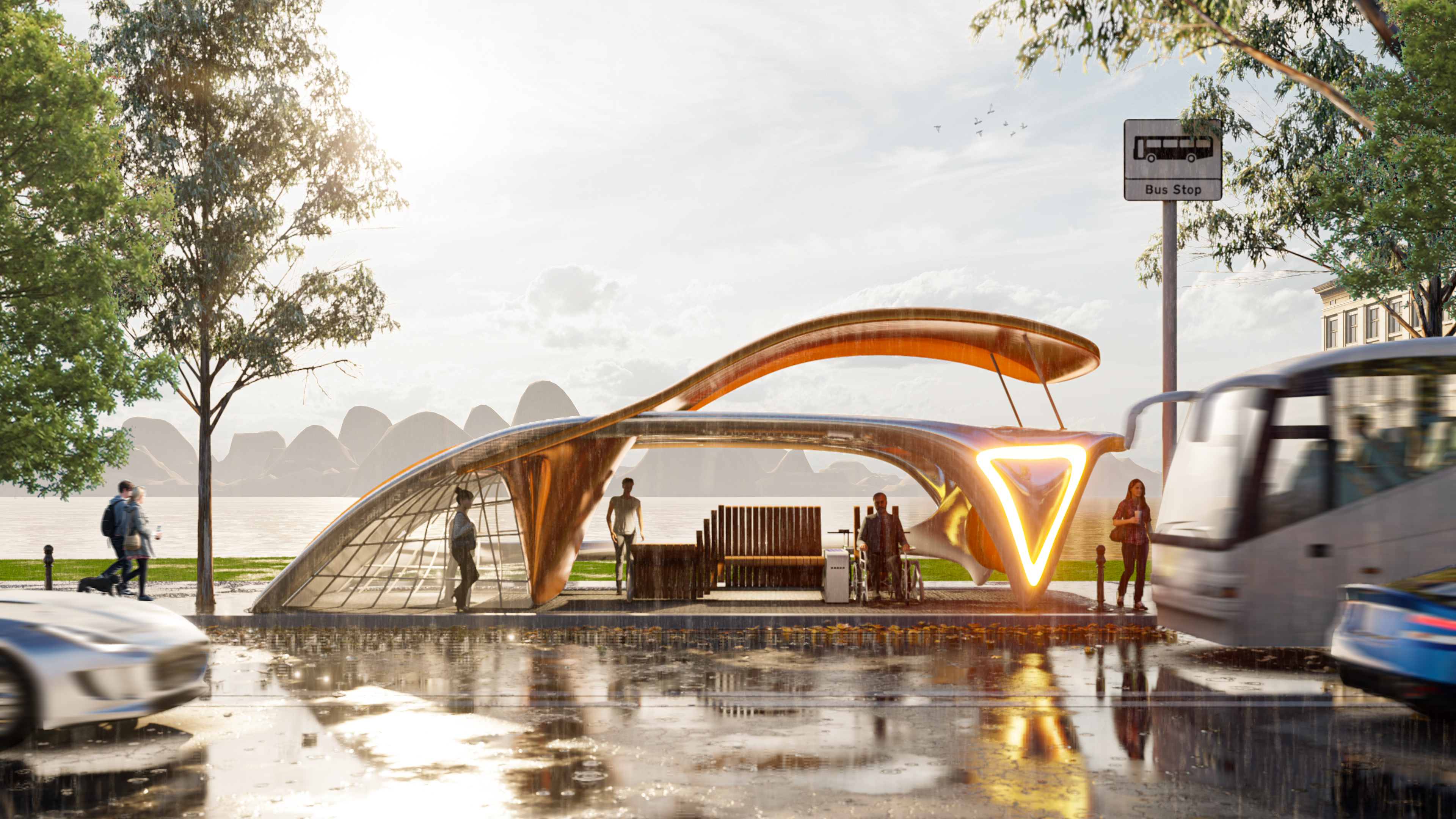 智能公交站台设计-11