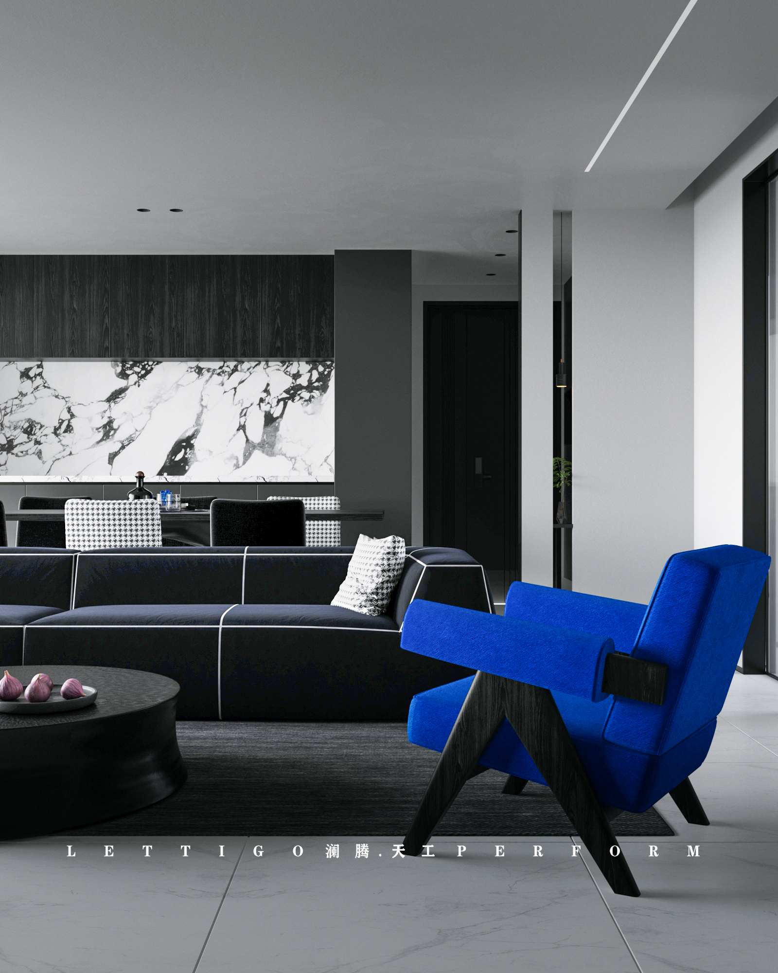 现代极简黑白系列-4