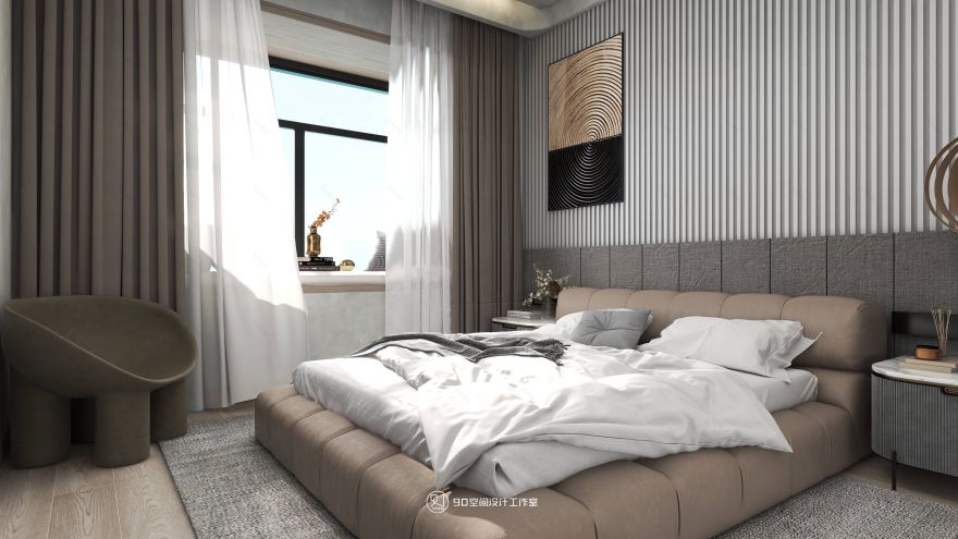 飞云之下 · 侘寂风 117 平 3 房 2 厅 1 卫设计-24