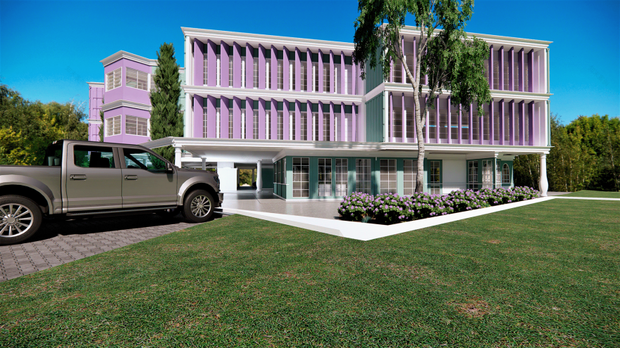 厄瓜多尔昆卡大学室内设计专业教学楼设计-65