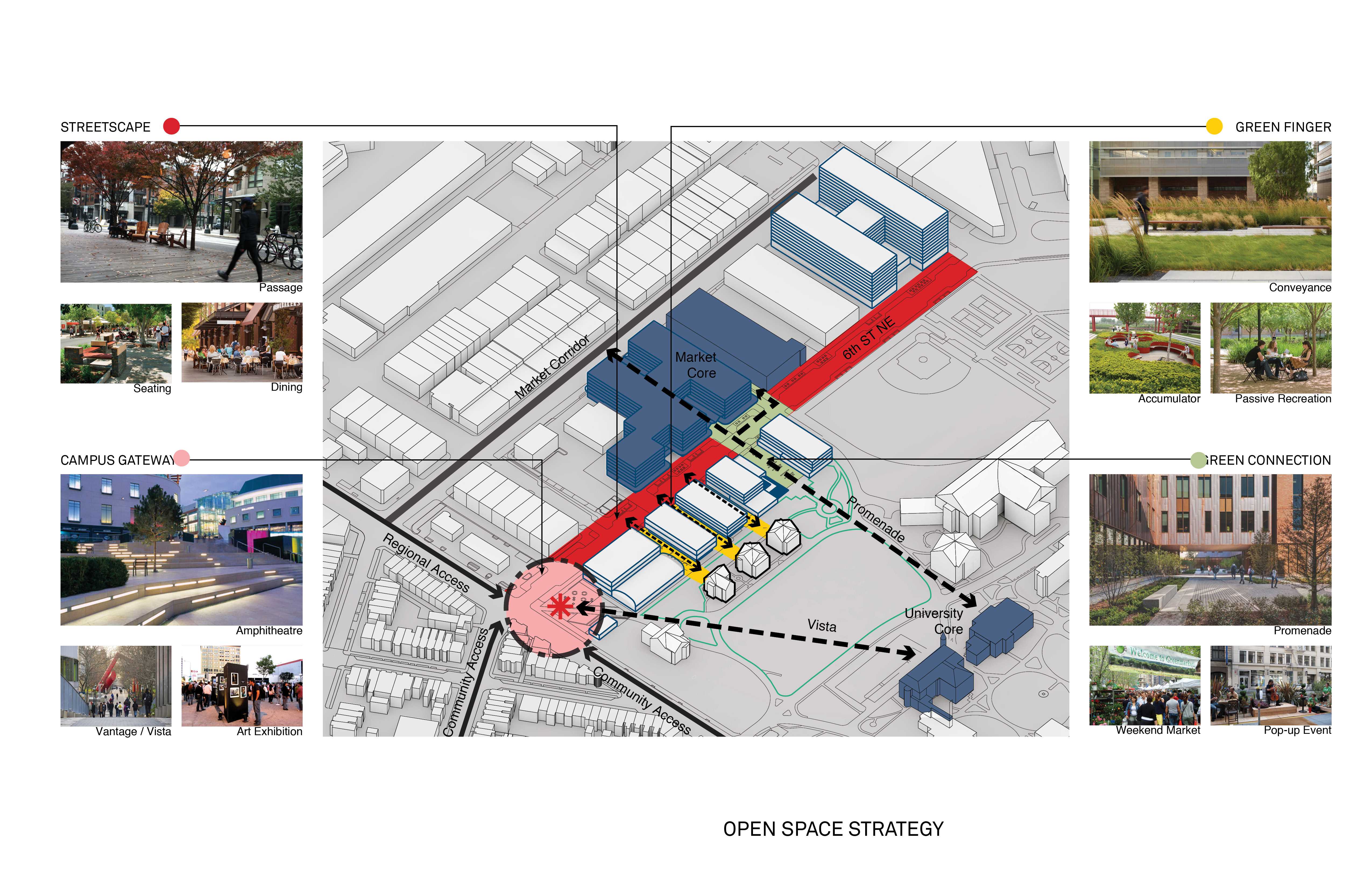 加劳德大学酒店规划 | 连接社区,打造活力空间-3