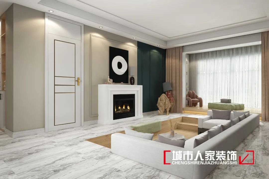 140㎡北欧风轻奢家居,打造安静美好的家庭氛围-14