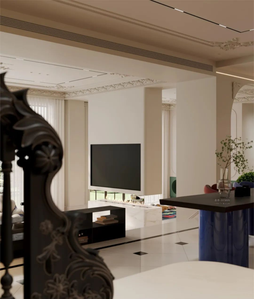 牧马山蔚蓝·卡地亚丨上海胤尊原创空间设计-32