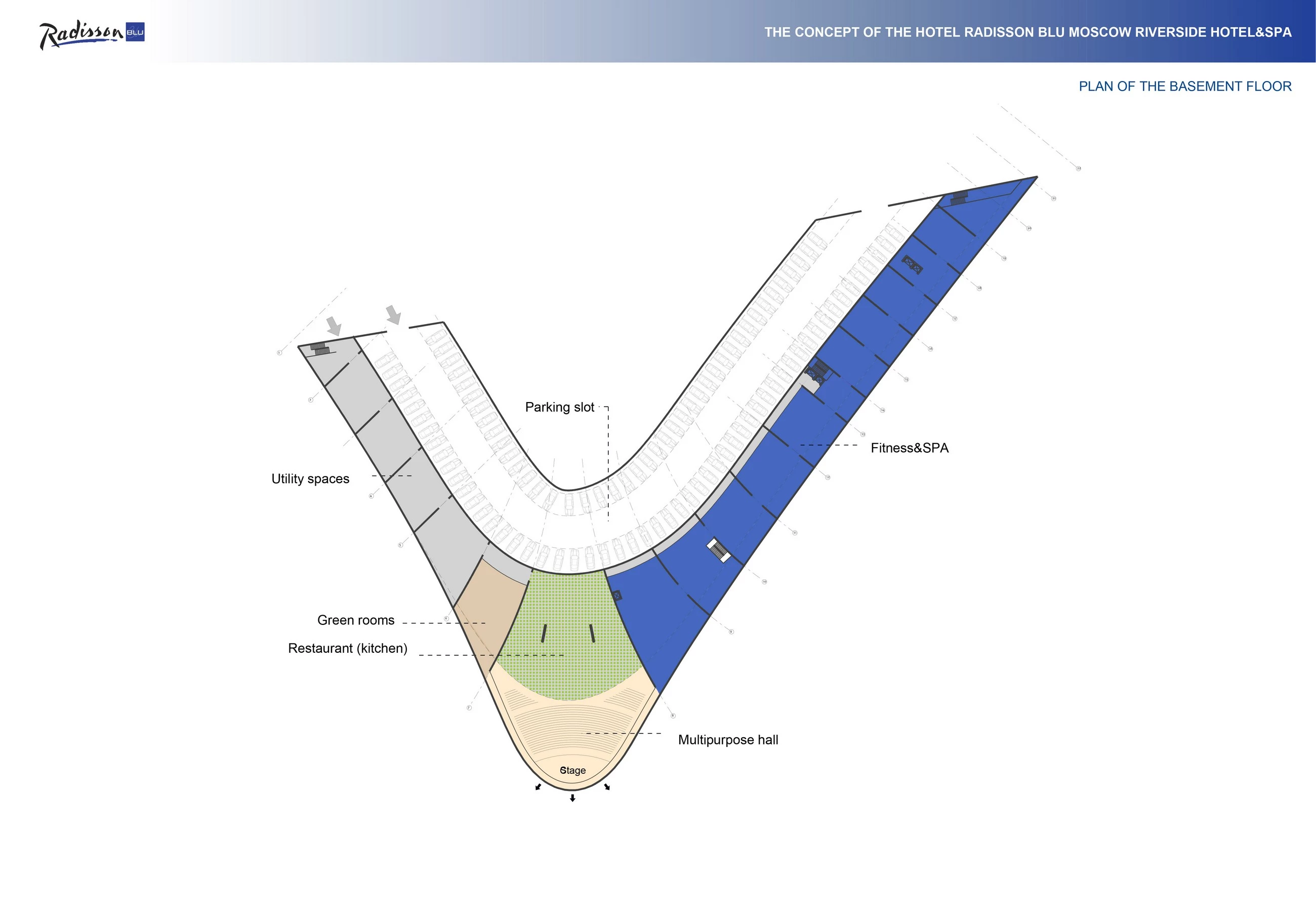 莫斯科河畔丽笙酒店，绿色环保的现代设计-34